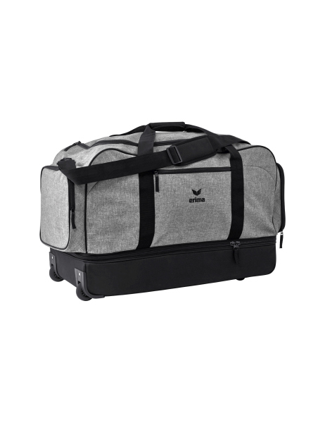 Adults Travel Line Wheeled Bag with bottom compartment Erima Adults Travel Line Wheeled Bag with bottom compartment Erima